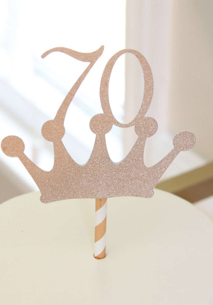 70th Birthday Cake Topper