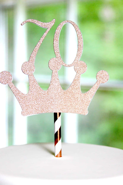 70th Birthday Cake Topper