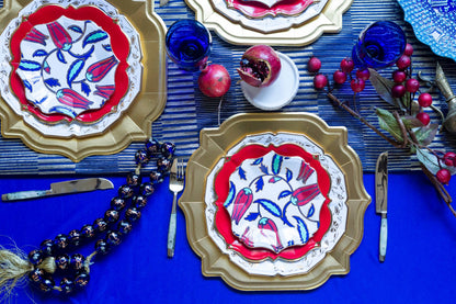 Ruby Red Lunch Plates