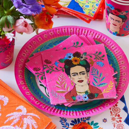 Boho Fiesta Paper Plates- Medium