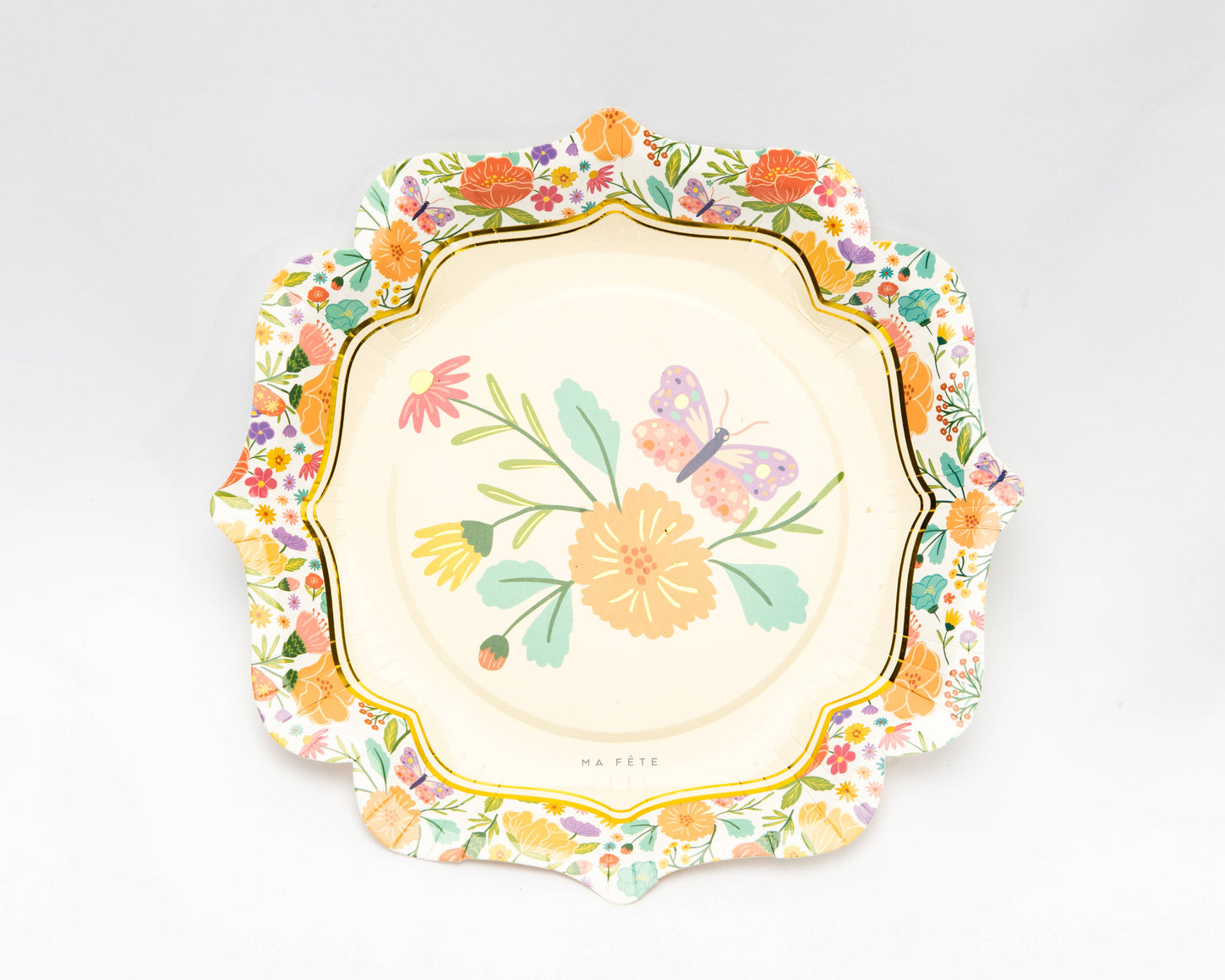 Fancy Tea Party Plates - 4 Designs