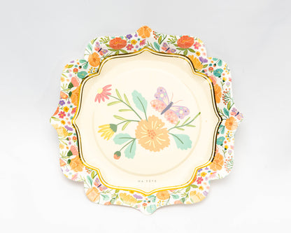 Fancy Tea Party Plates - 4 Designs