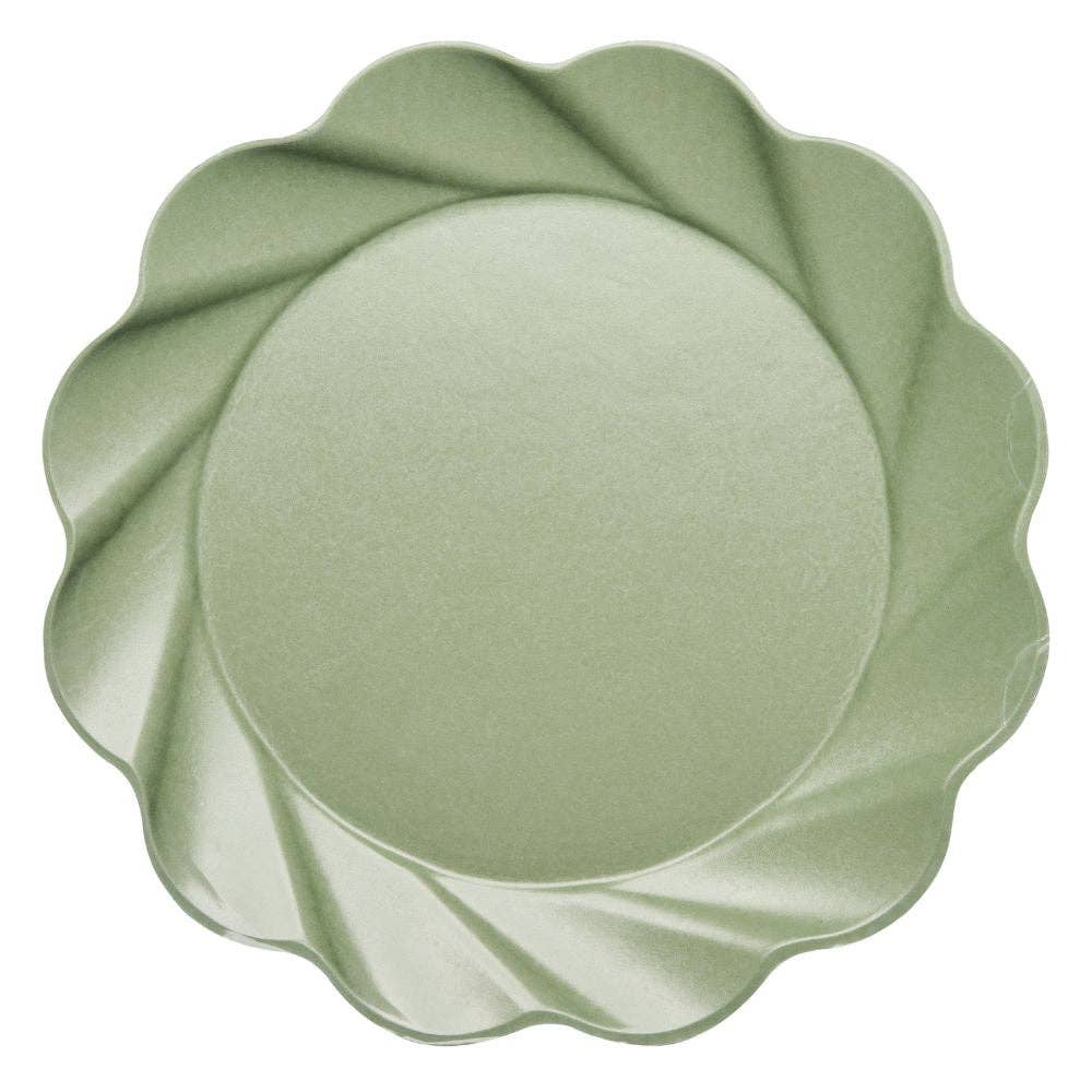Simply Eco Extra Large Plate- Sage/8pk