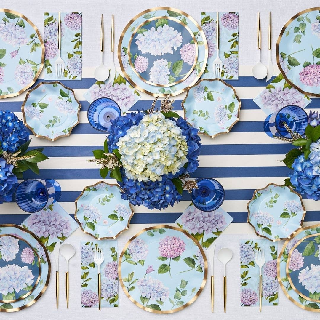 Blue Hydrangea Dinner Plates