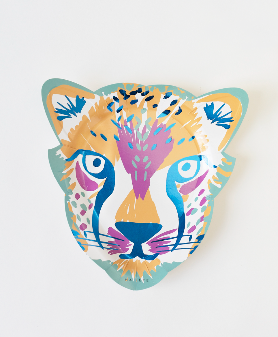 Safari Party Cheetah Plates