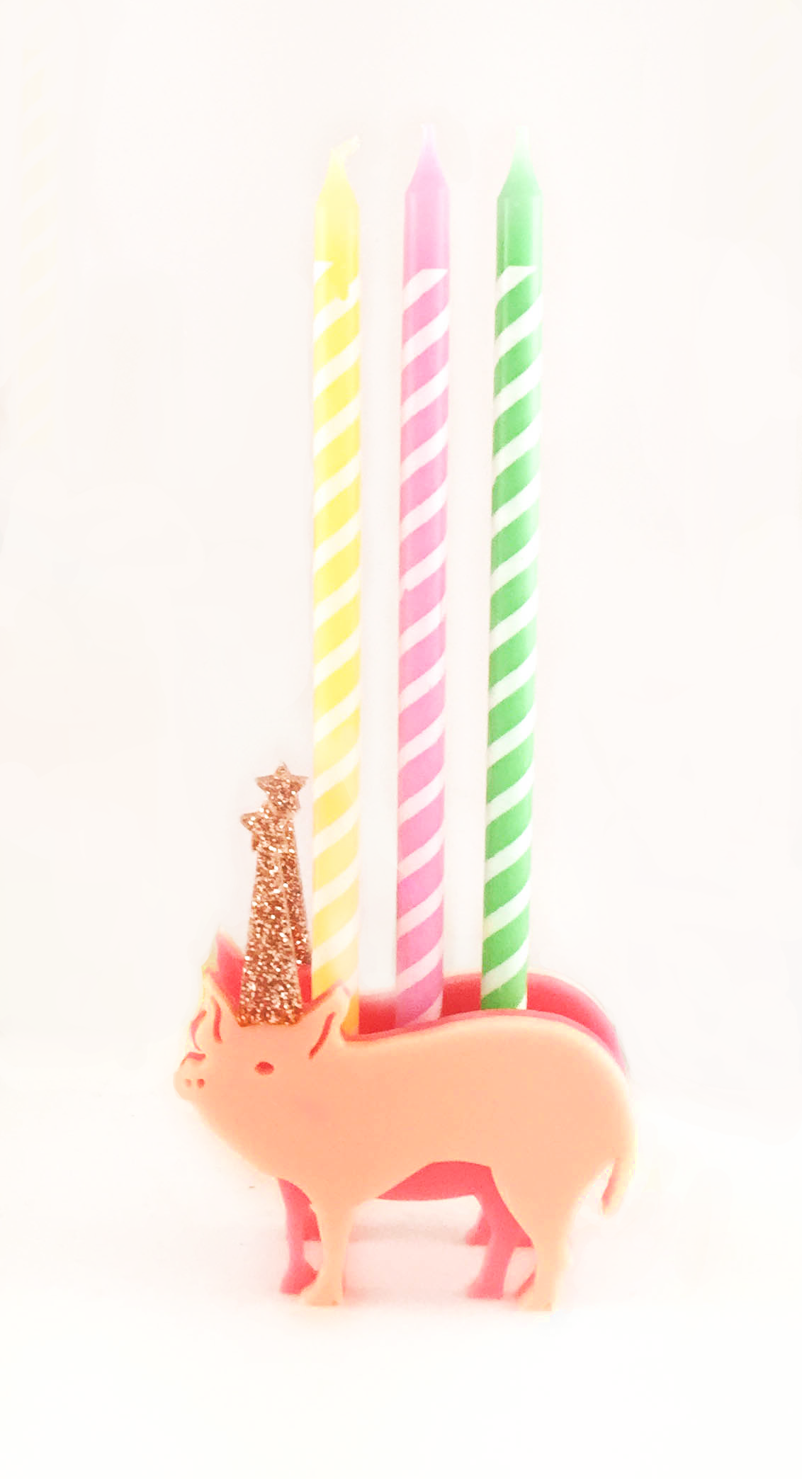Party Pig Candle Holder