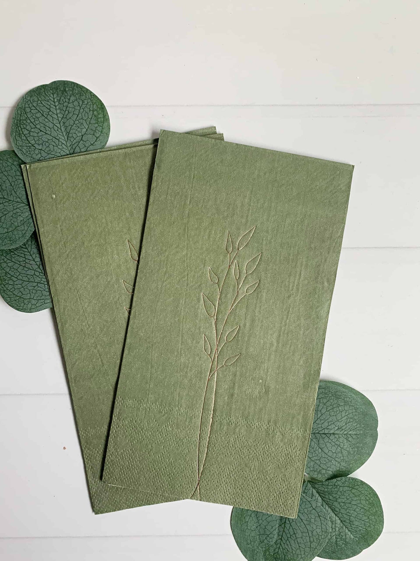 Olive Leaf Dinner Napkins