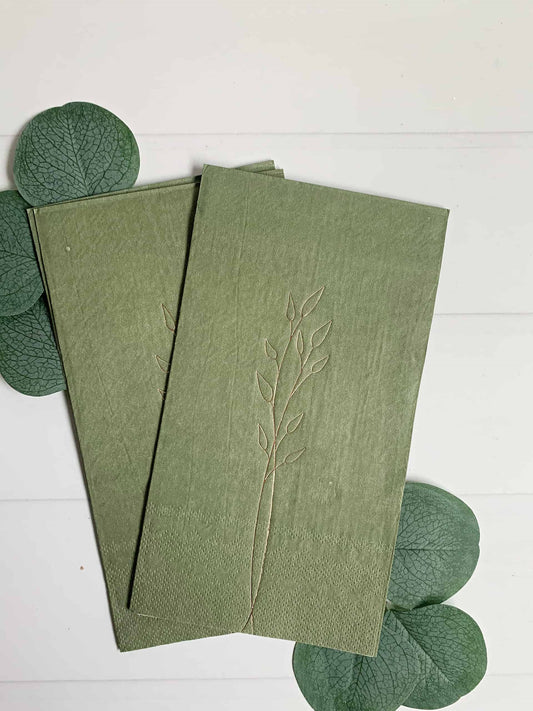 Olive Leaf Dinner Napkins