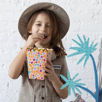 Safari Giraffe Print Treat Boxes