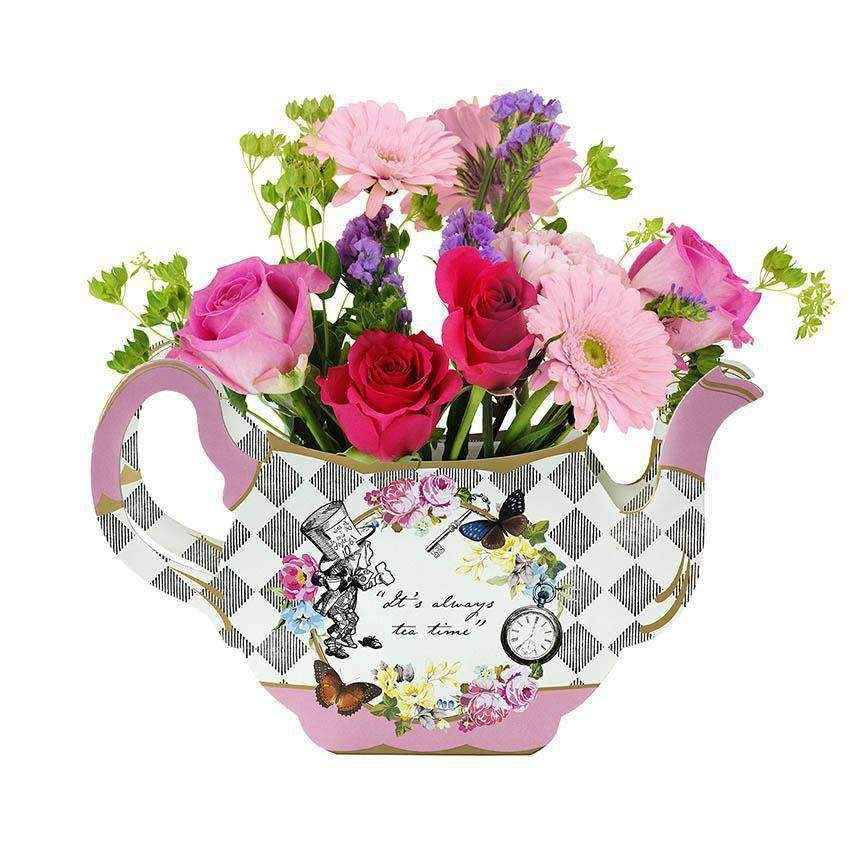 Teapot Vase - Alice in Wonderland