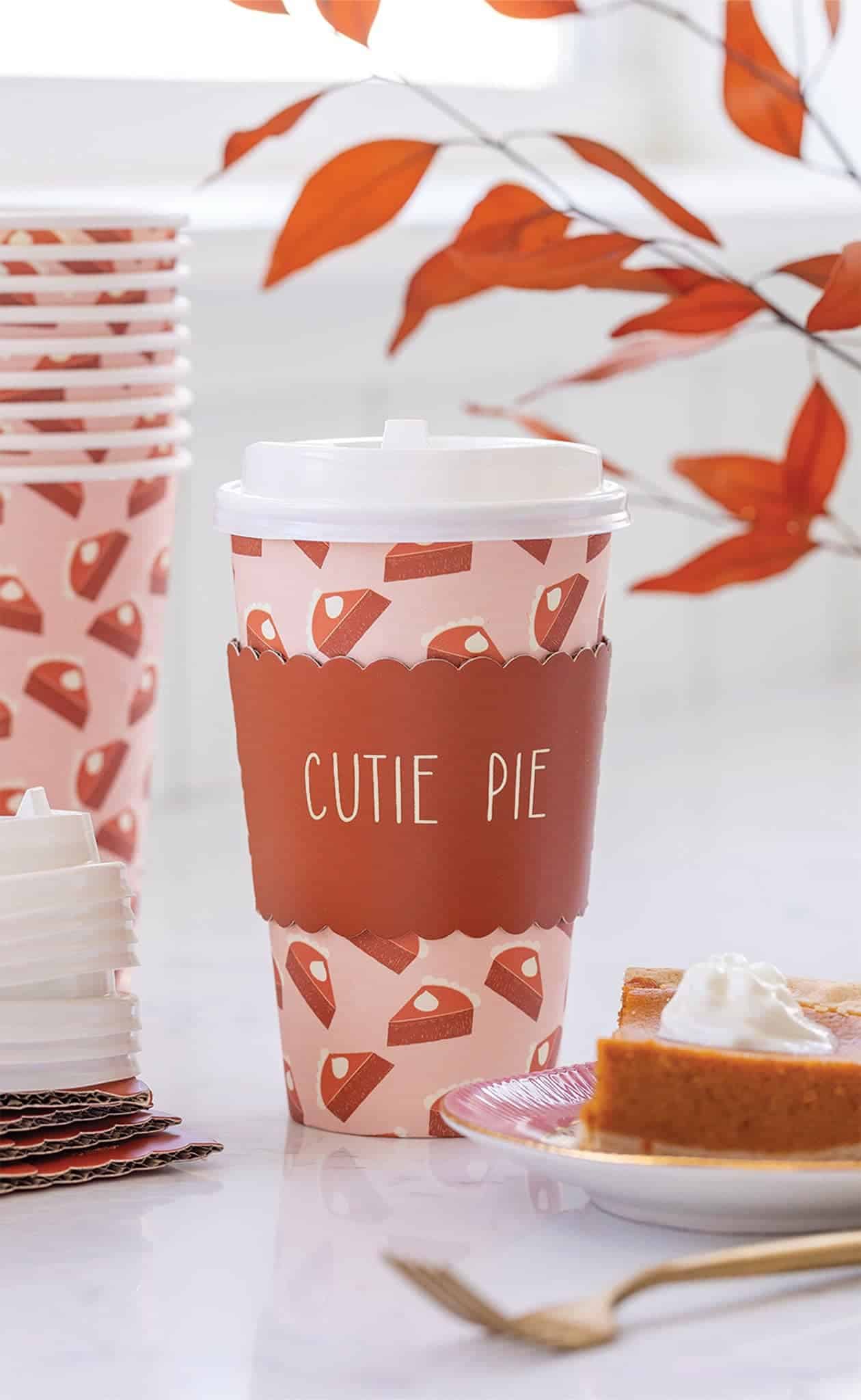 Pumpkin Pie Coffee Cups