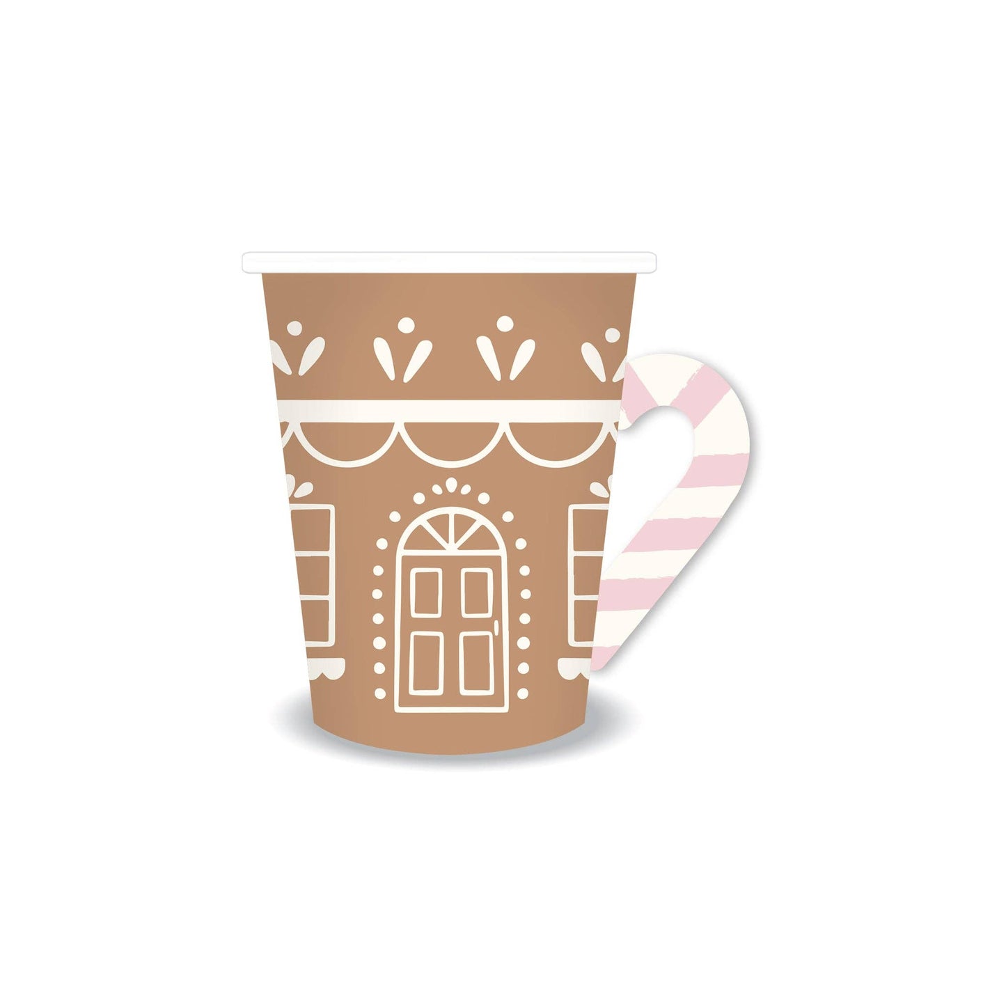 Gingerbread Cups With Handle - Set of 8