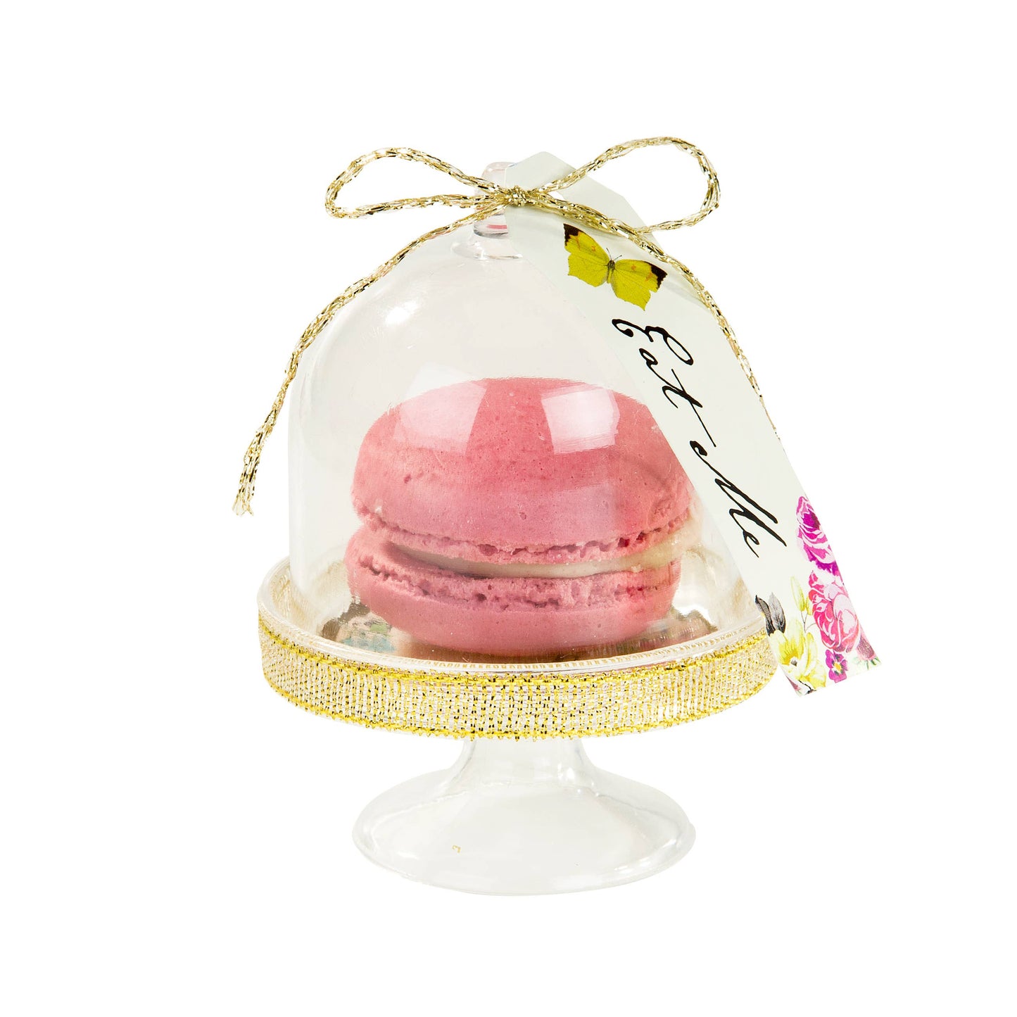 Mini Dessert Stands with Domes - Set of 6 Clear Favor Cake Stands