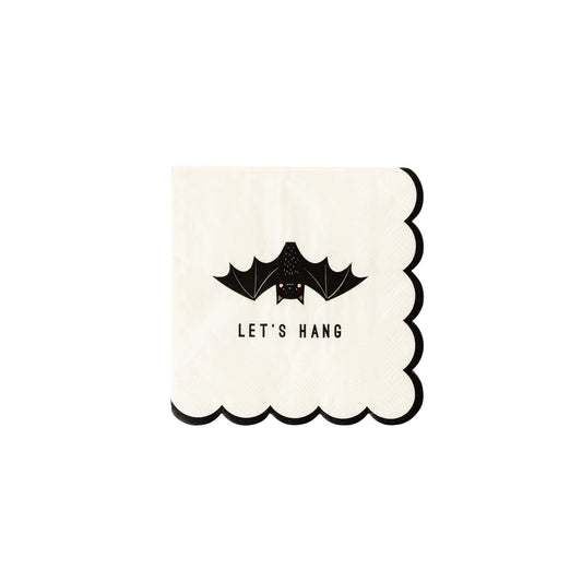 Halloween Cocktail Napkins Let's Hang Bats