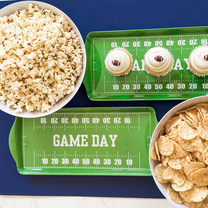 Football Game Day Snack Bowl — Reusable Melamine Chip & Serving Bowl for Tailgates