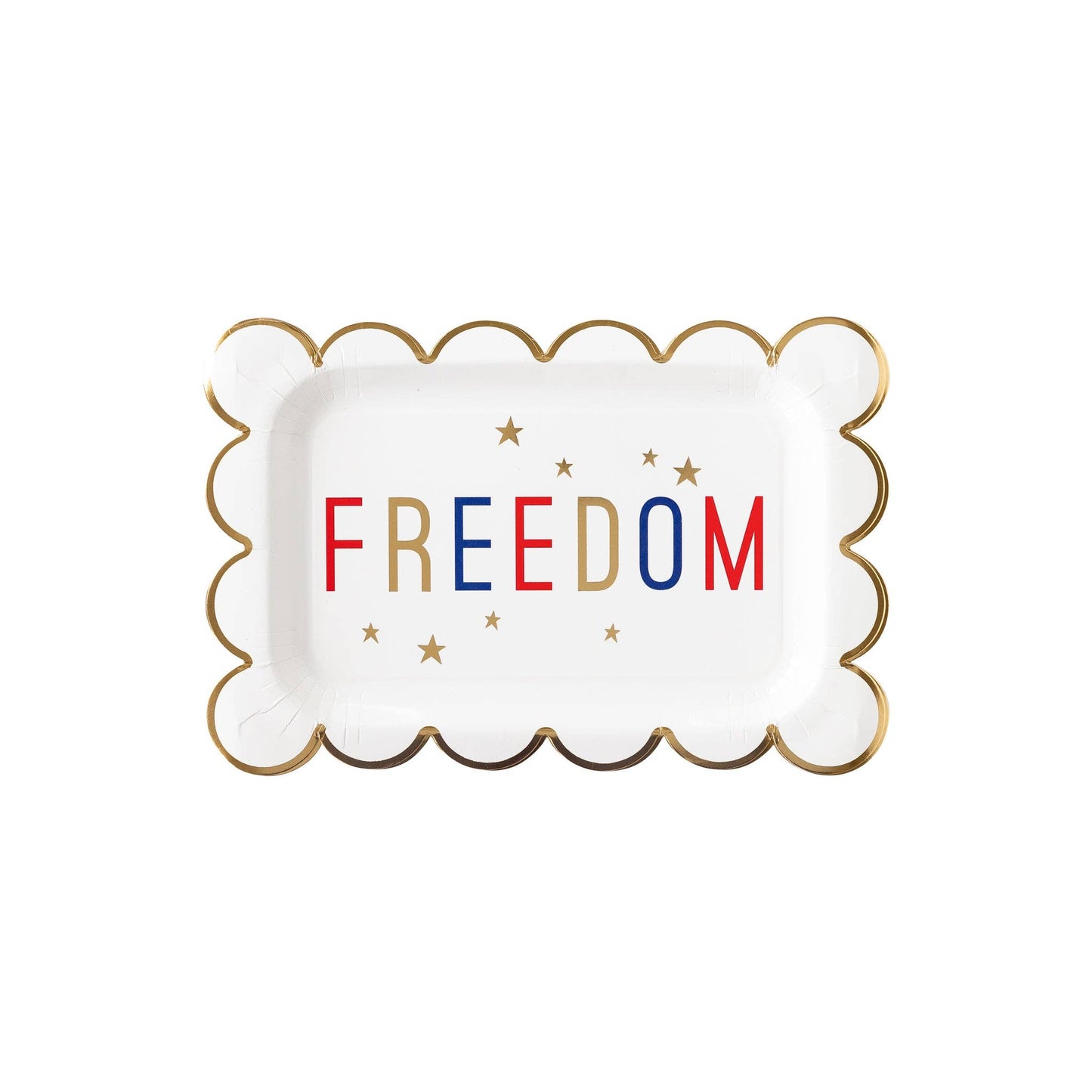 Freedom Scalloped Plate