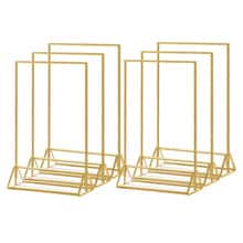 SINGLE  Gold Frame Acrylic Table Number Frame