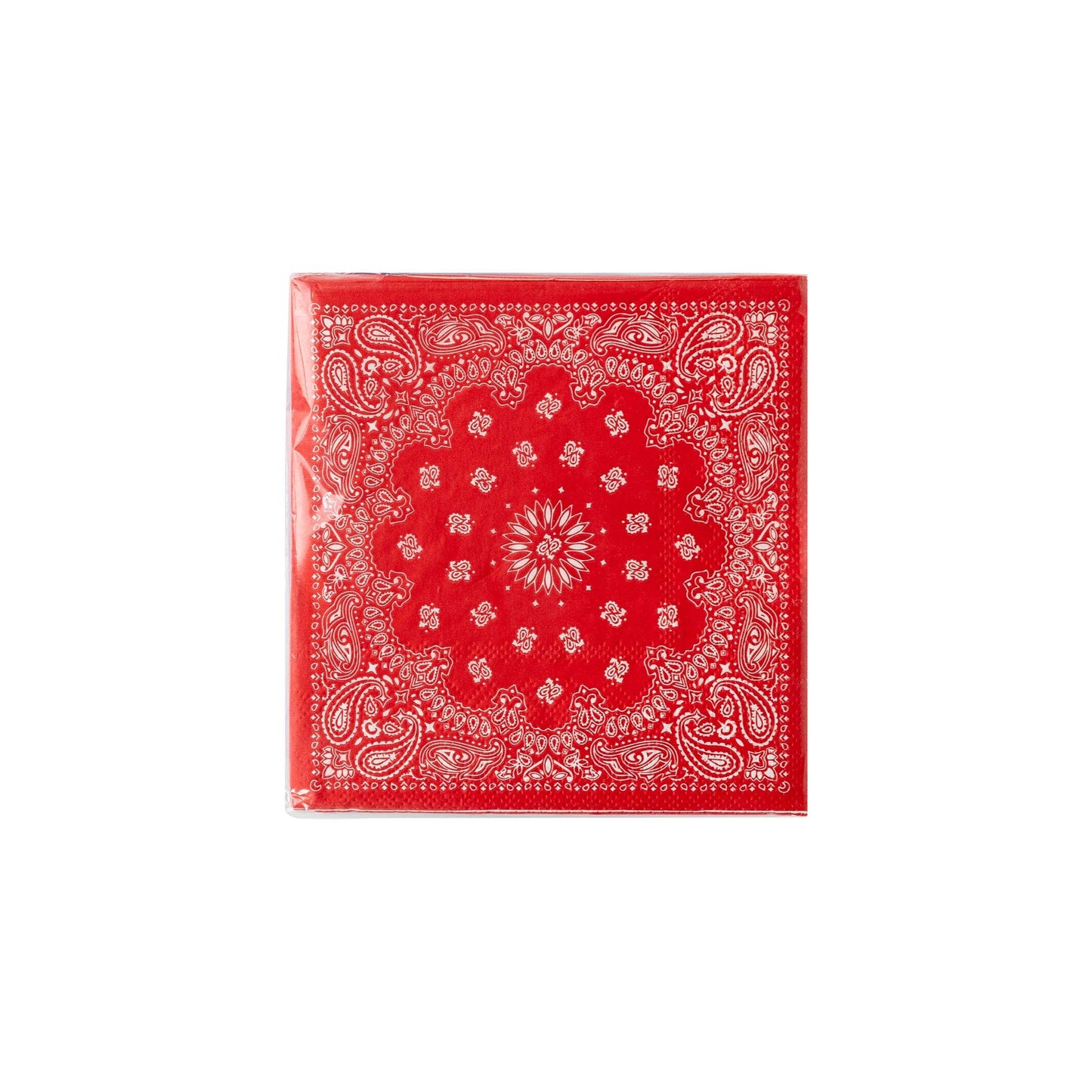 Red & Blue Bandana Cocktail Napkin Set