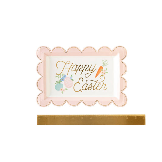 Happy Easter Dessert Plates