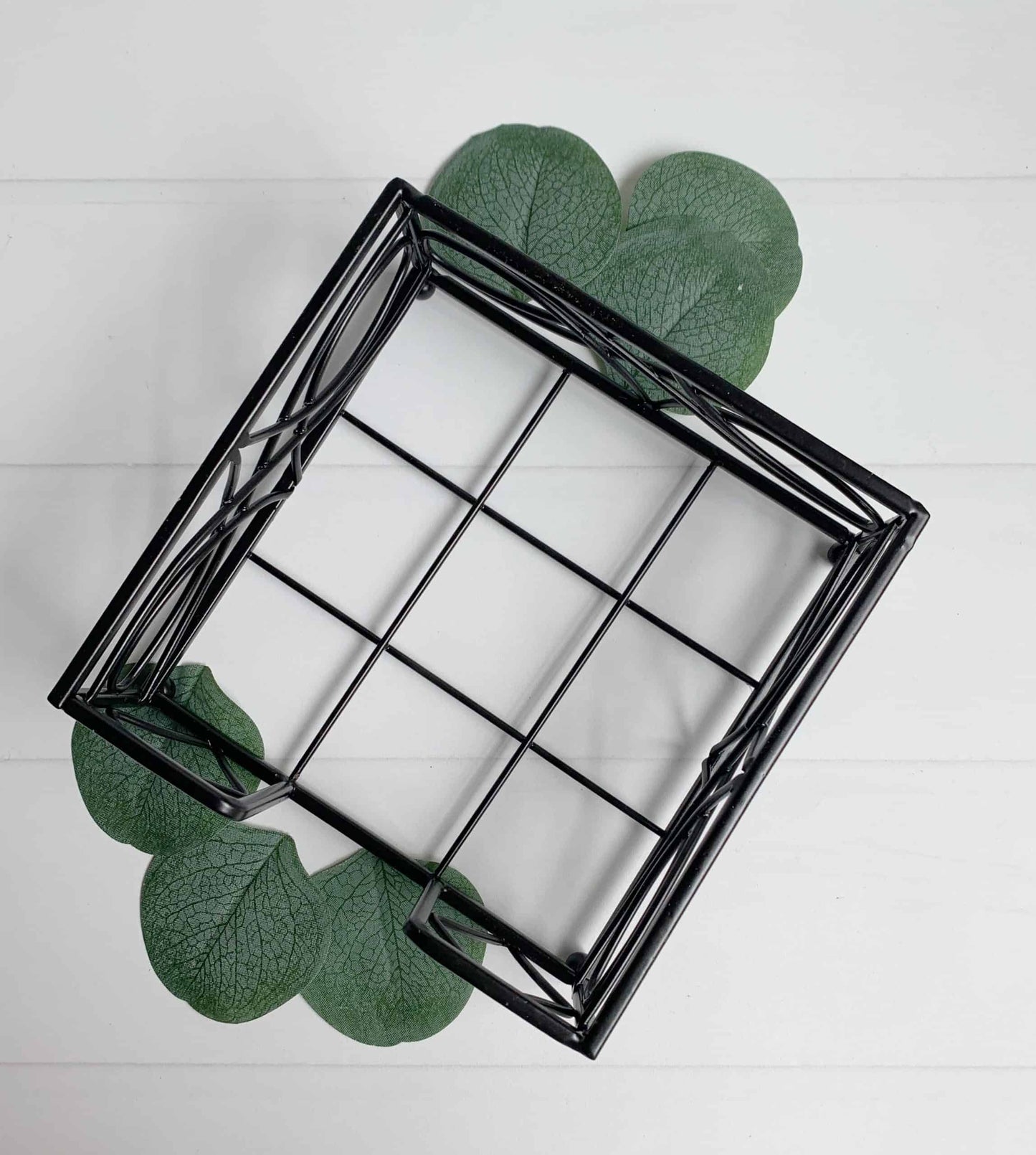 Black Wave Cocktail Napkin Caddy