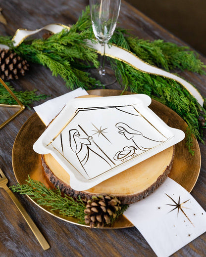 Nativity Paper Plates
