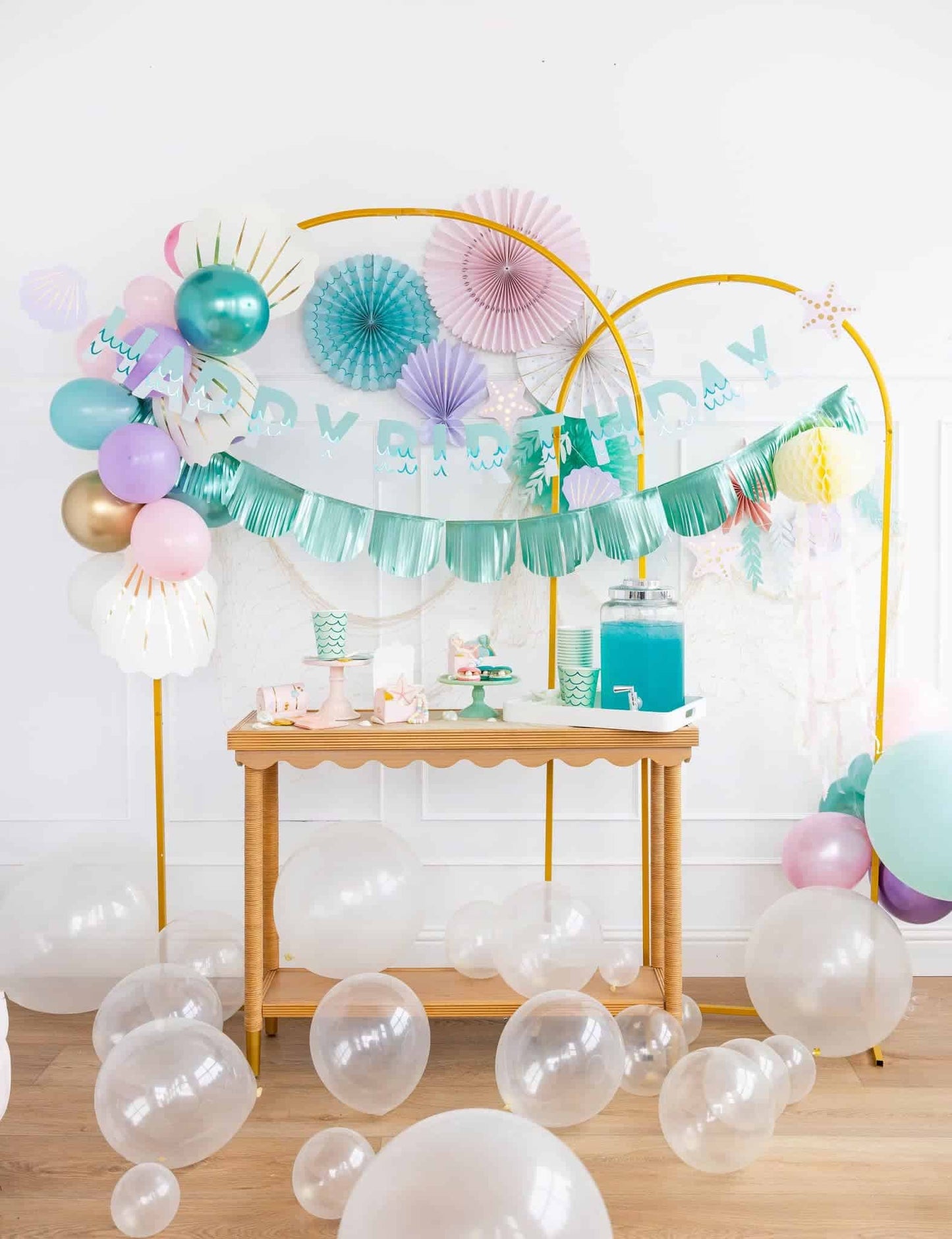 Under The Sea Happy Birthday Banner