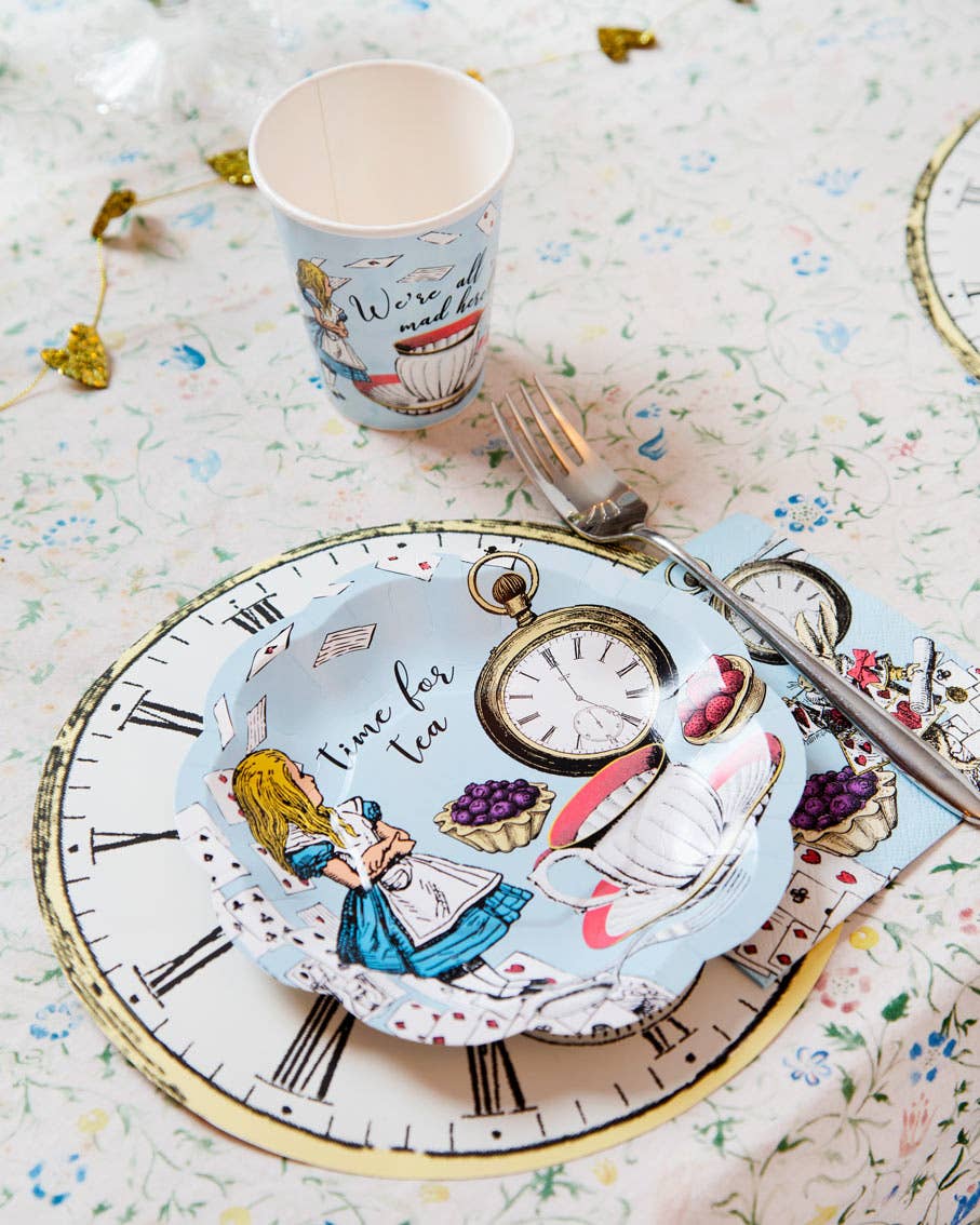 Alice in Wonderland Paper Plates