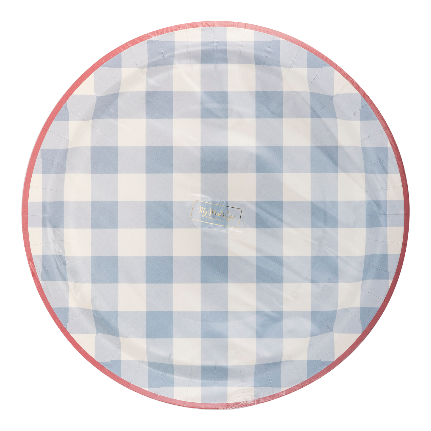 Hamptons Blue Gingham Plates