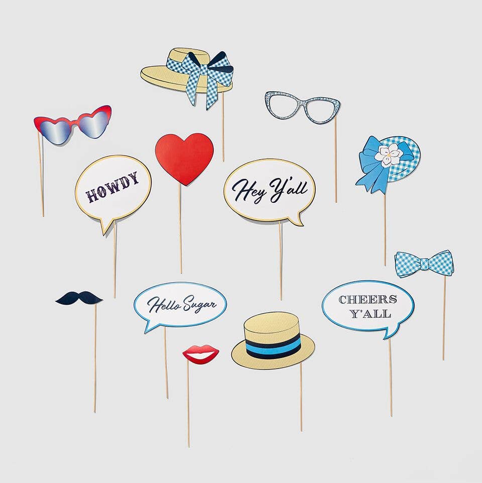 Derby Party Photo Props