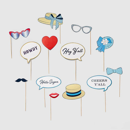 Derby Party Photo Props