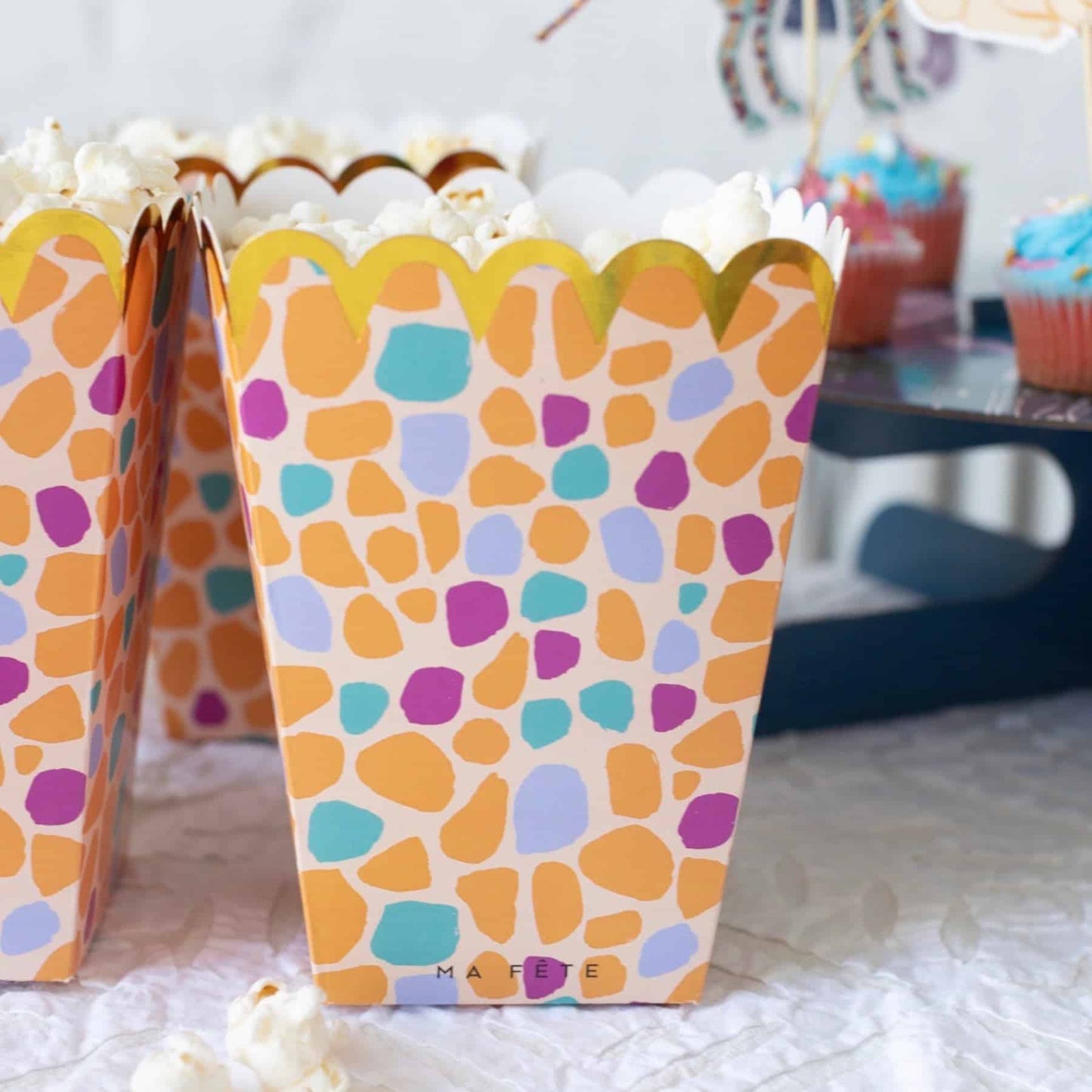 Safari Giraffe Print Treat Boxes