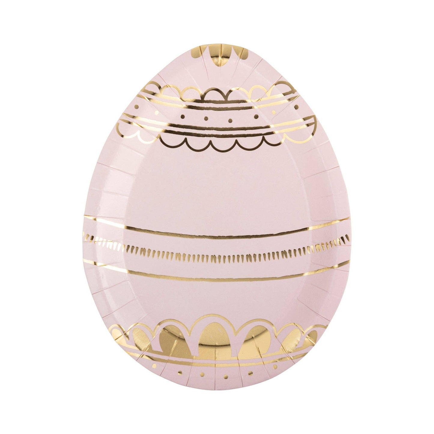Pastel and Gold Easter Egg Plates