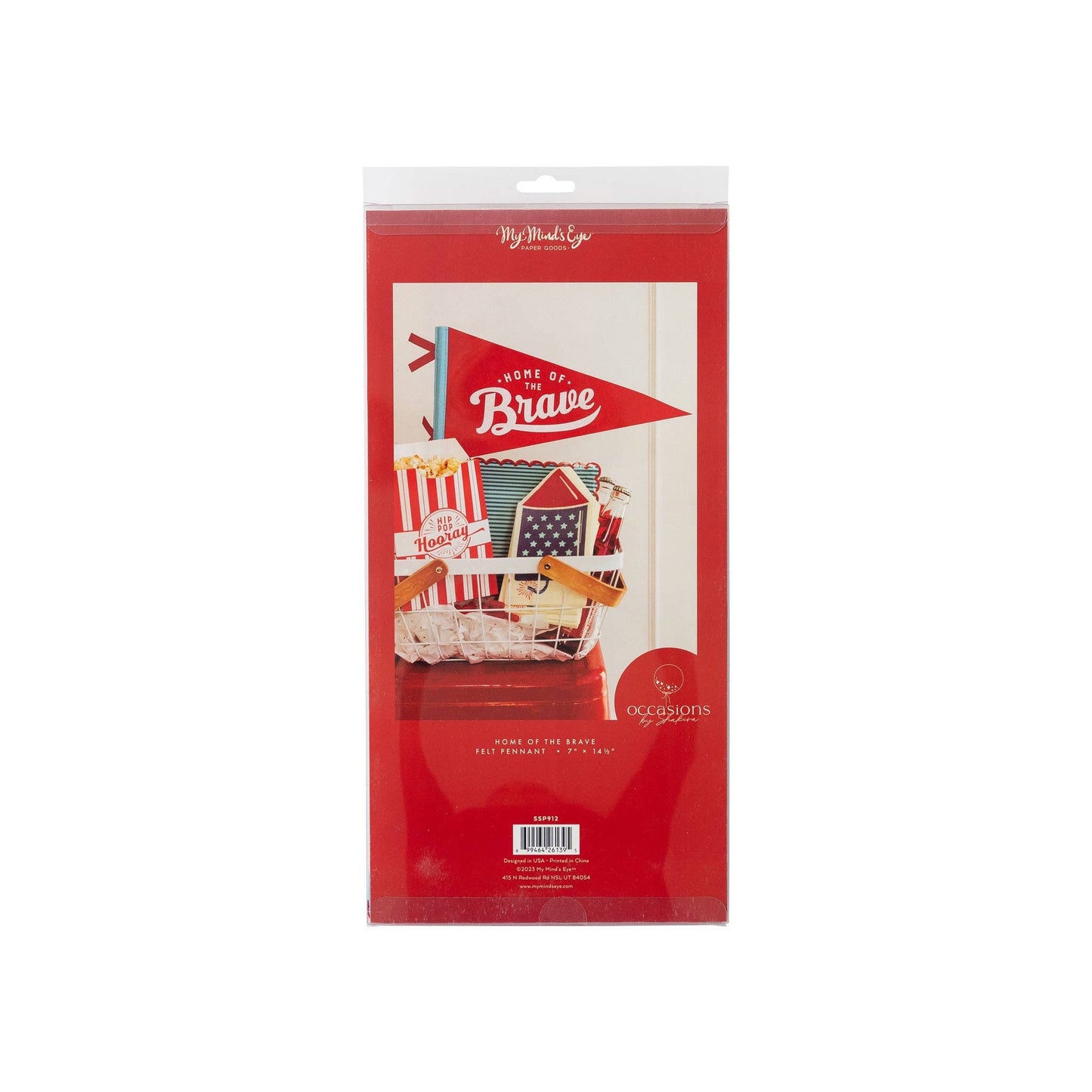 Home of the Brave Felt Pennant Banner