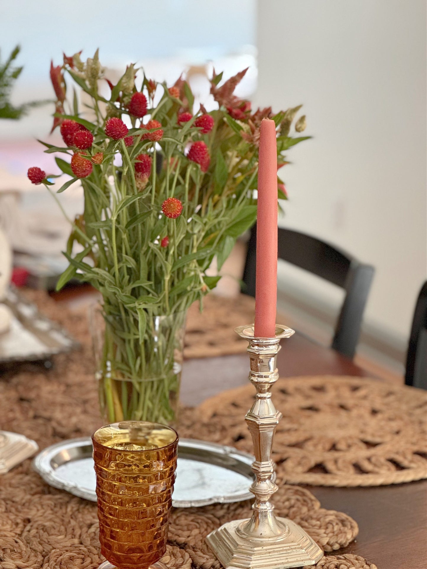 Terracotta Taper 10 in 100% Beeswax