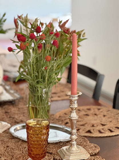 Terracotta Taper 10 in 100% Beeswax