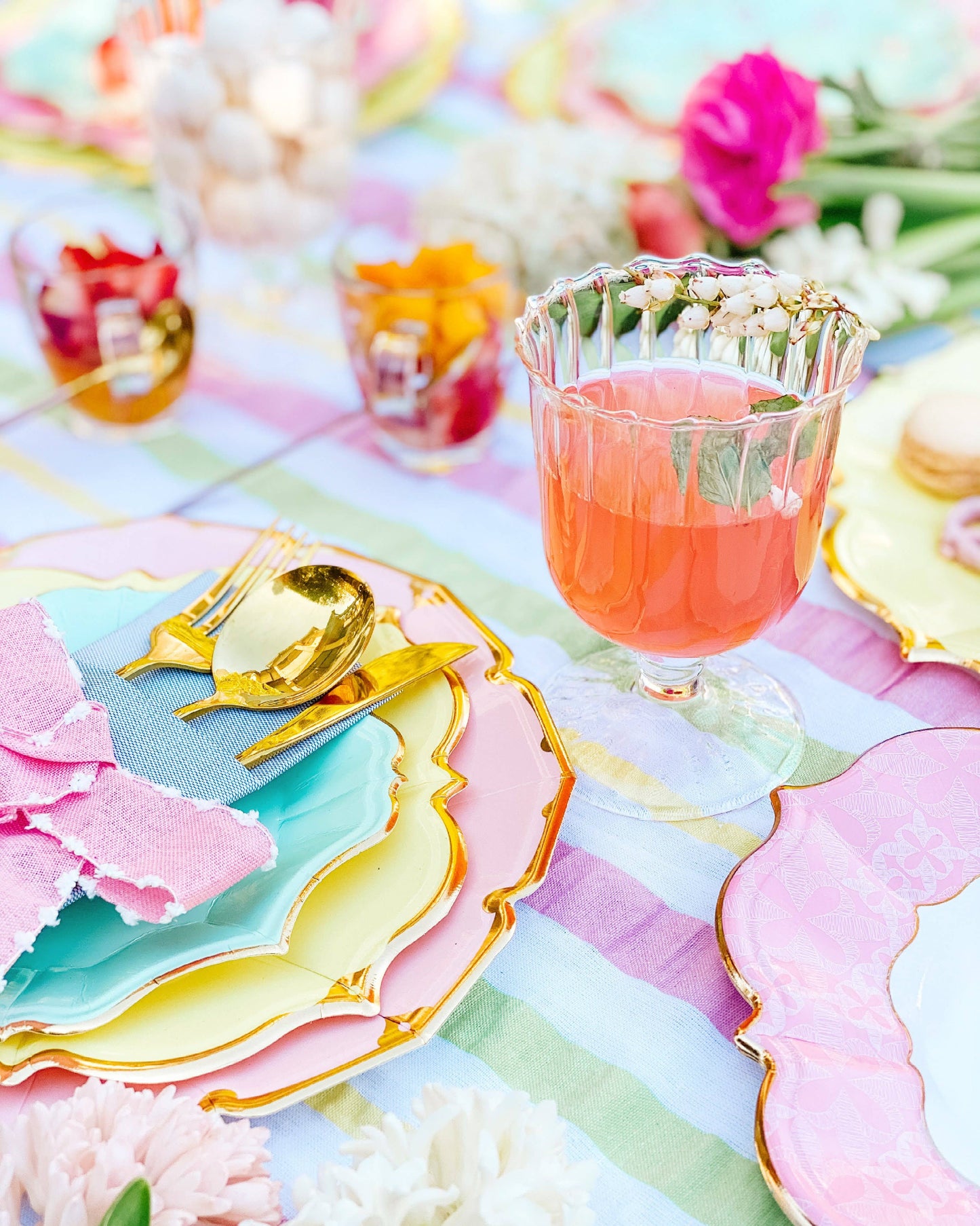 Yellow Luncheon Plates