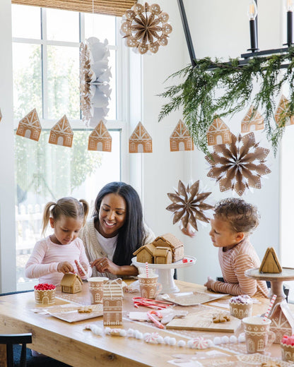 Gingerbread House Felt Garland