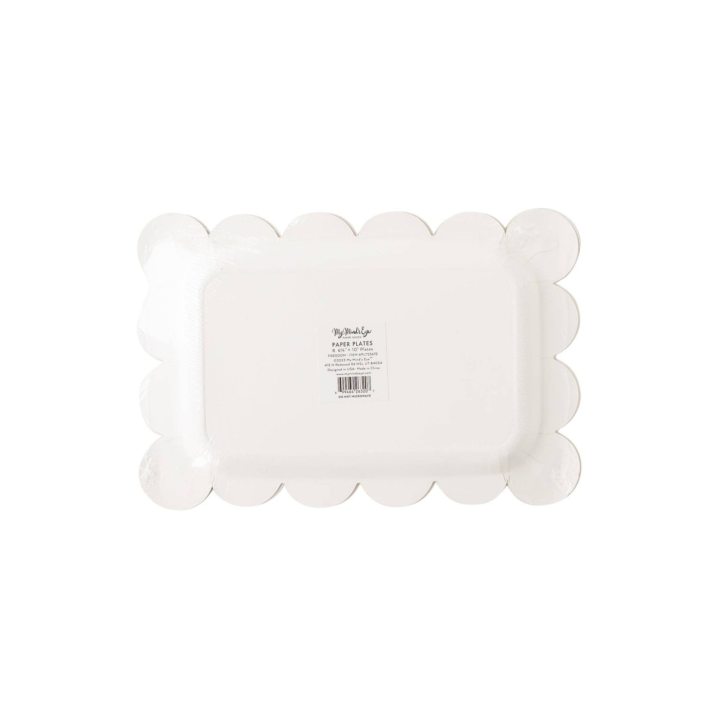 Freedom Scalloped Plate