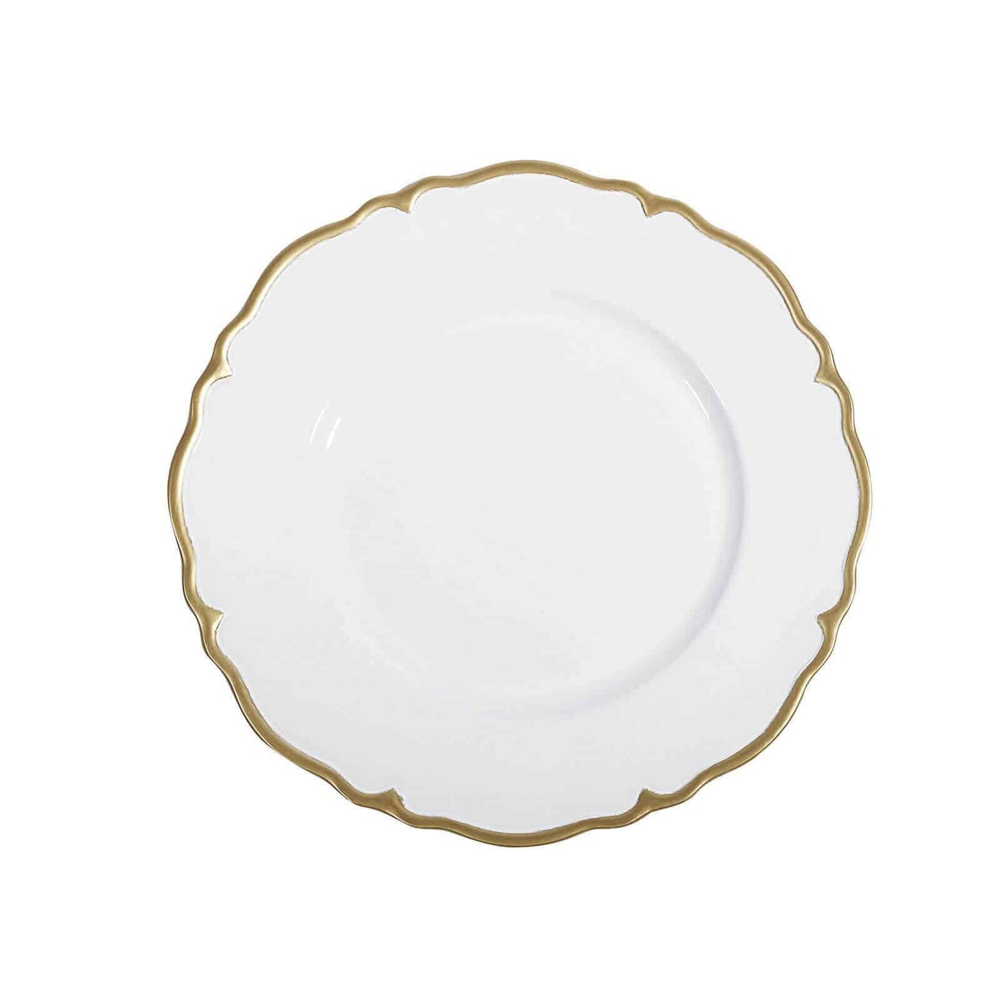 Soft White Charger Plates