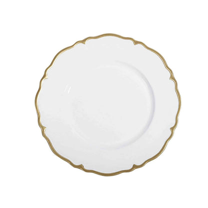 Soft White Charger Plates