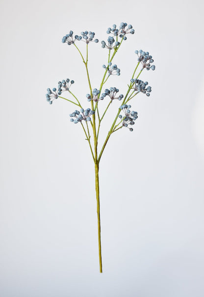 28.5" Faux Blue Berry Spray