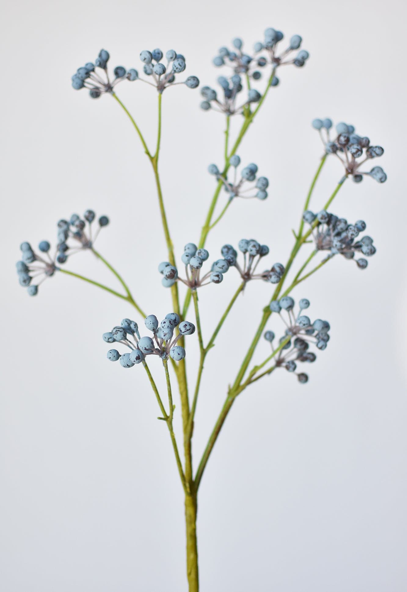 28.5" Faux Blue Berry Spray