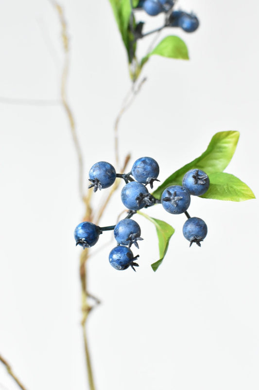 42" Faux Blue Berry Stem Vine