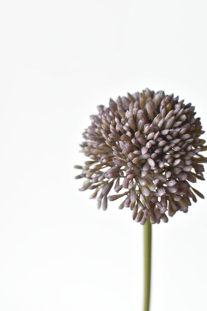17.5" Faux Purple Allium Spray Stem