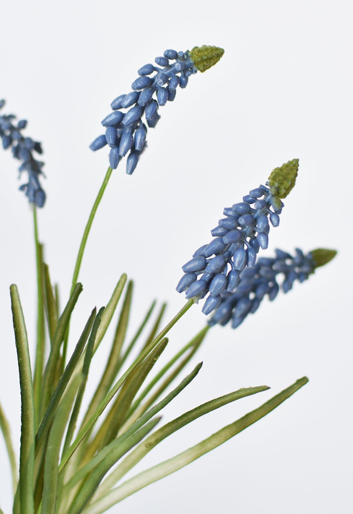 12.5" Faux Blue Muscari Bush Grape Hyacinth