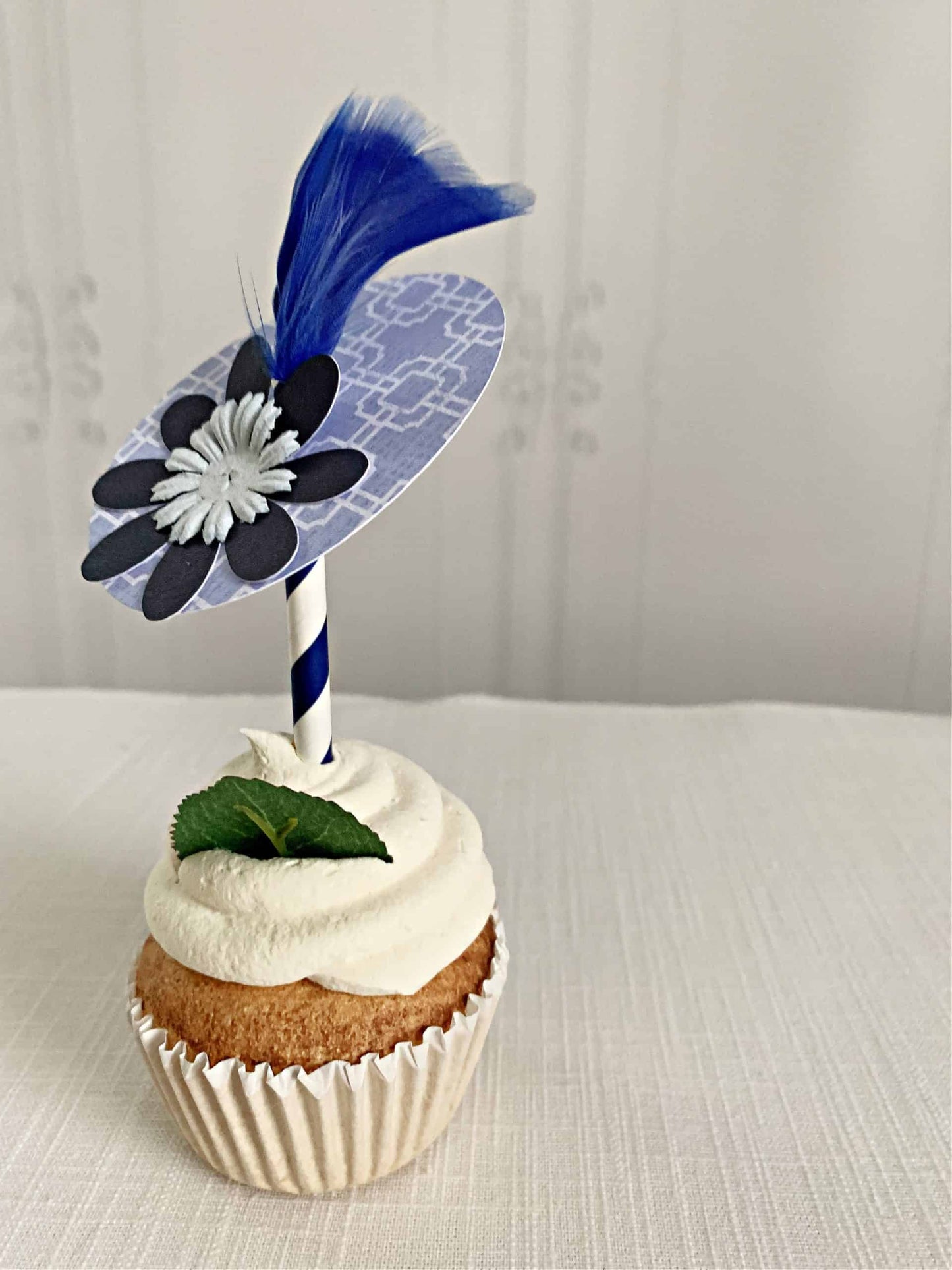 Kentucky Derby Hat Cupcake Toppers