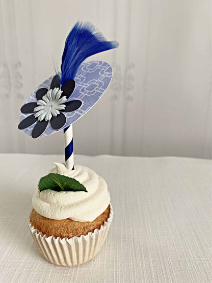 Kentucky Derby Hat Cupcake Toppers