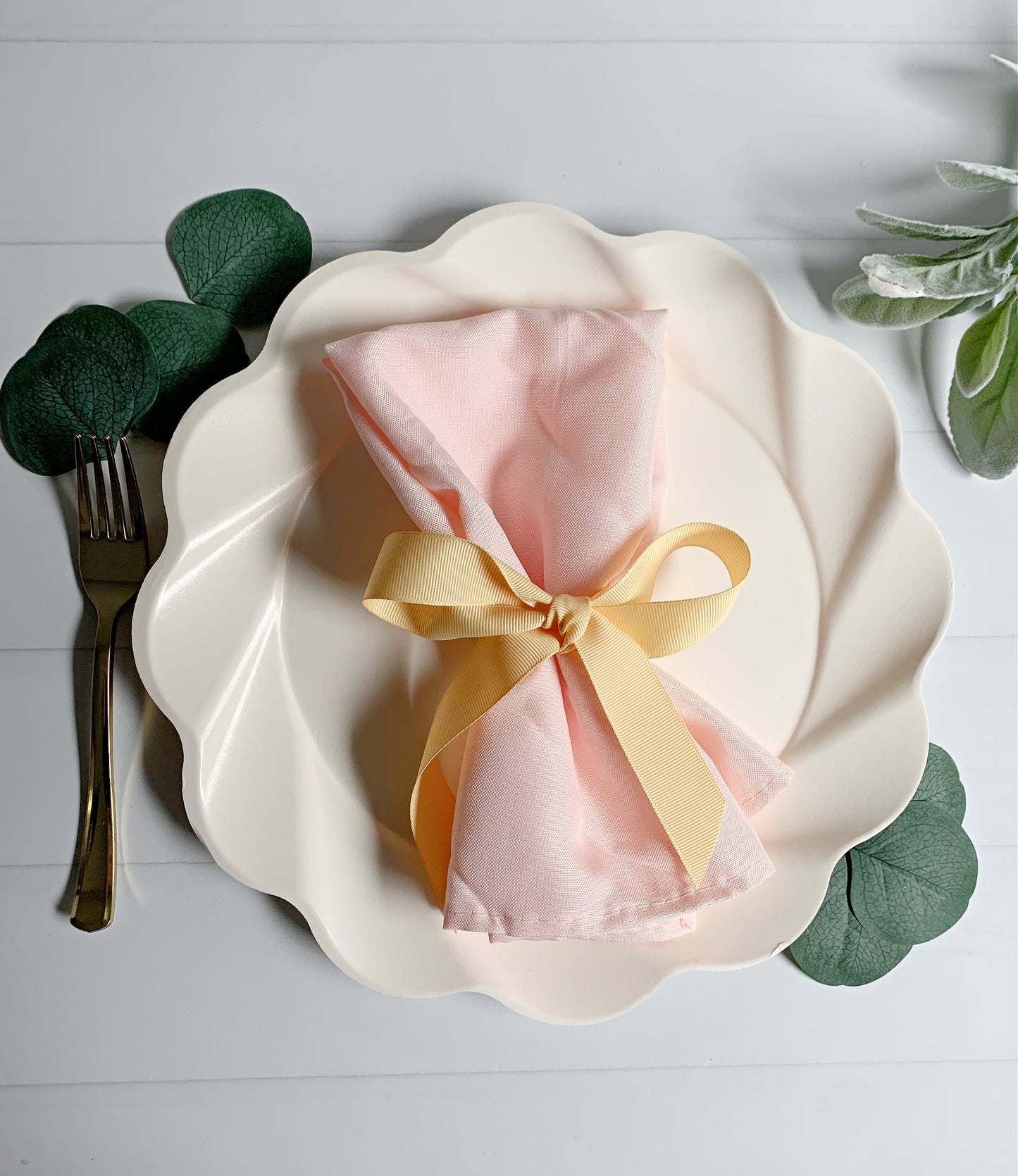 Extra Large Cream Compostable Dinner Plate