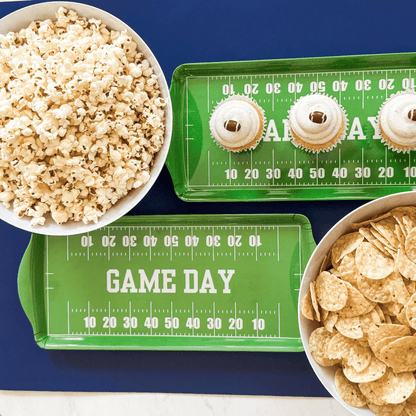 Football Game Day Snack Bowl — Reusable Melamine Chip & Serving Bowl for Tailgates | EnFete Party
