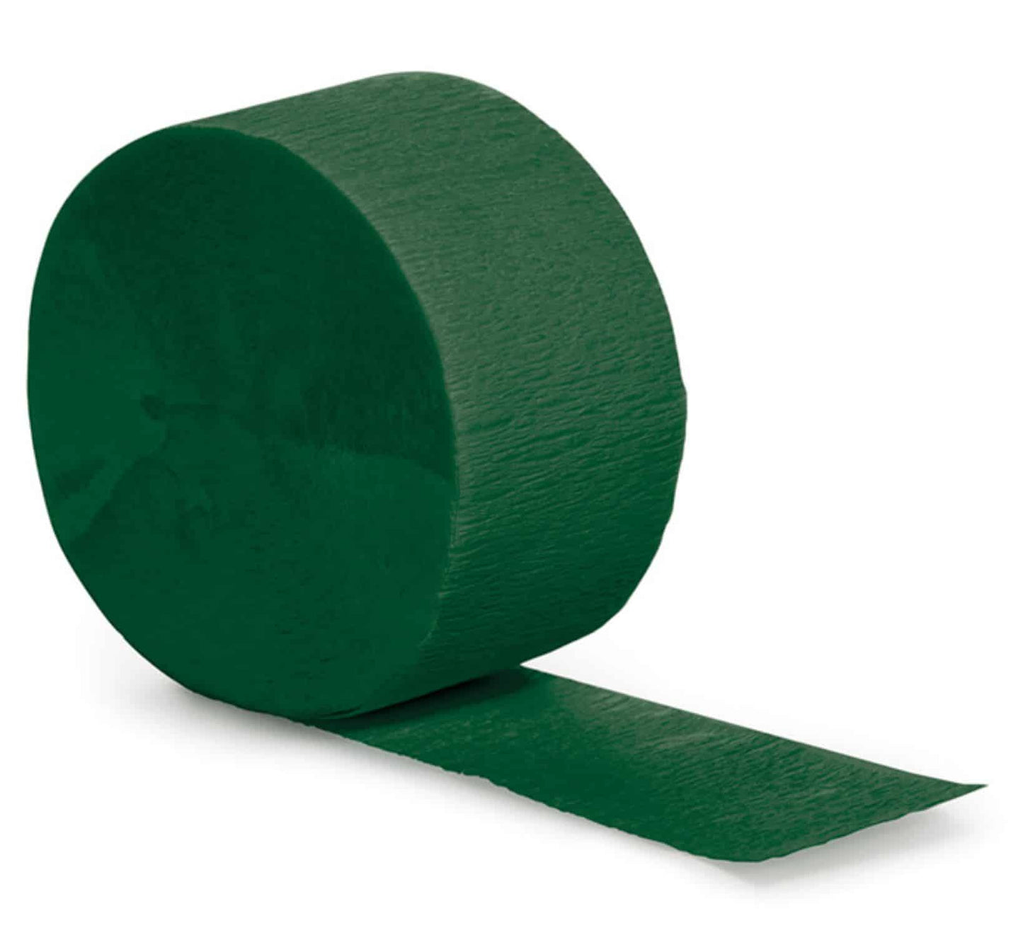 Forest Hunter Green Crepe paper party streamers